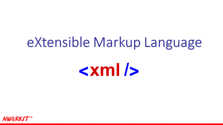 Introduction to eXtensible Markup Language (XML) course slide