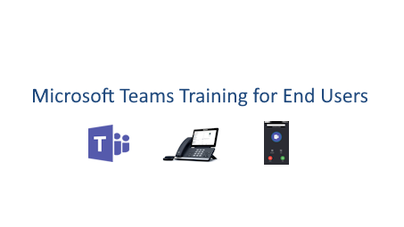 Microsoft Teams Training for End User course slide