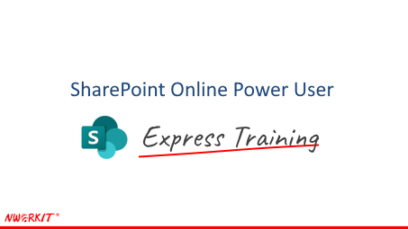 slide do curso Microsoft SharePoint Online Power User Express Training